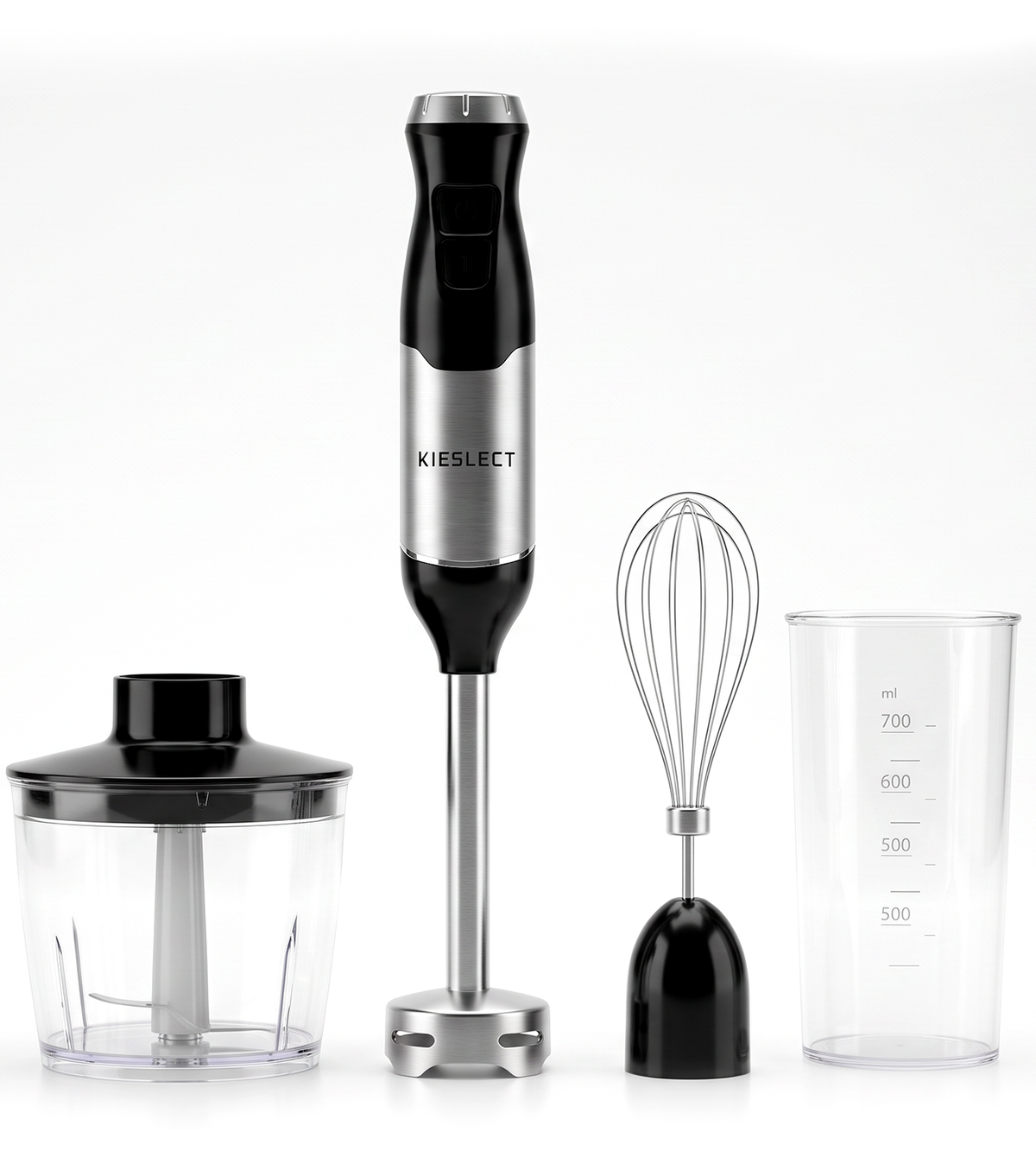 Kieslect Kitchen BlendMaster Hand Blender Set 4-in-1 600W