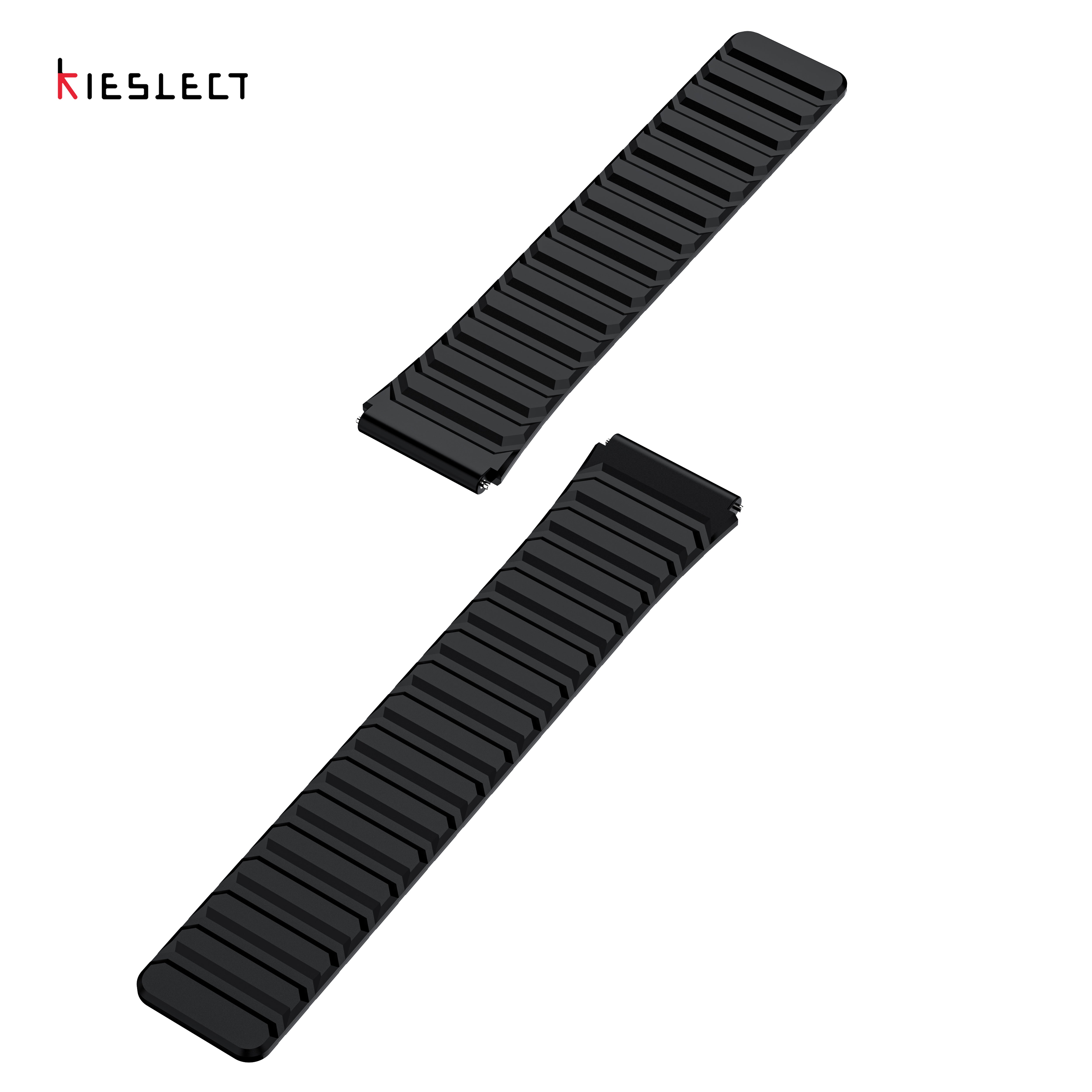 Kieslect 22MM Black+Black Strap